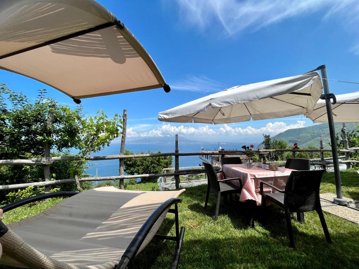 La Badia Montechiaro - Breathtaking View Of Sorrento Coast Villa Vico Equense Bagian luar foto