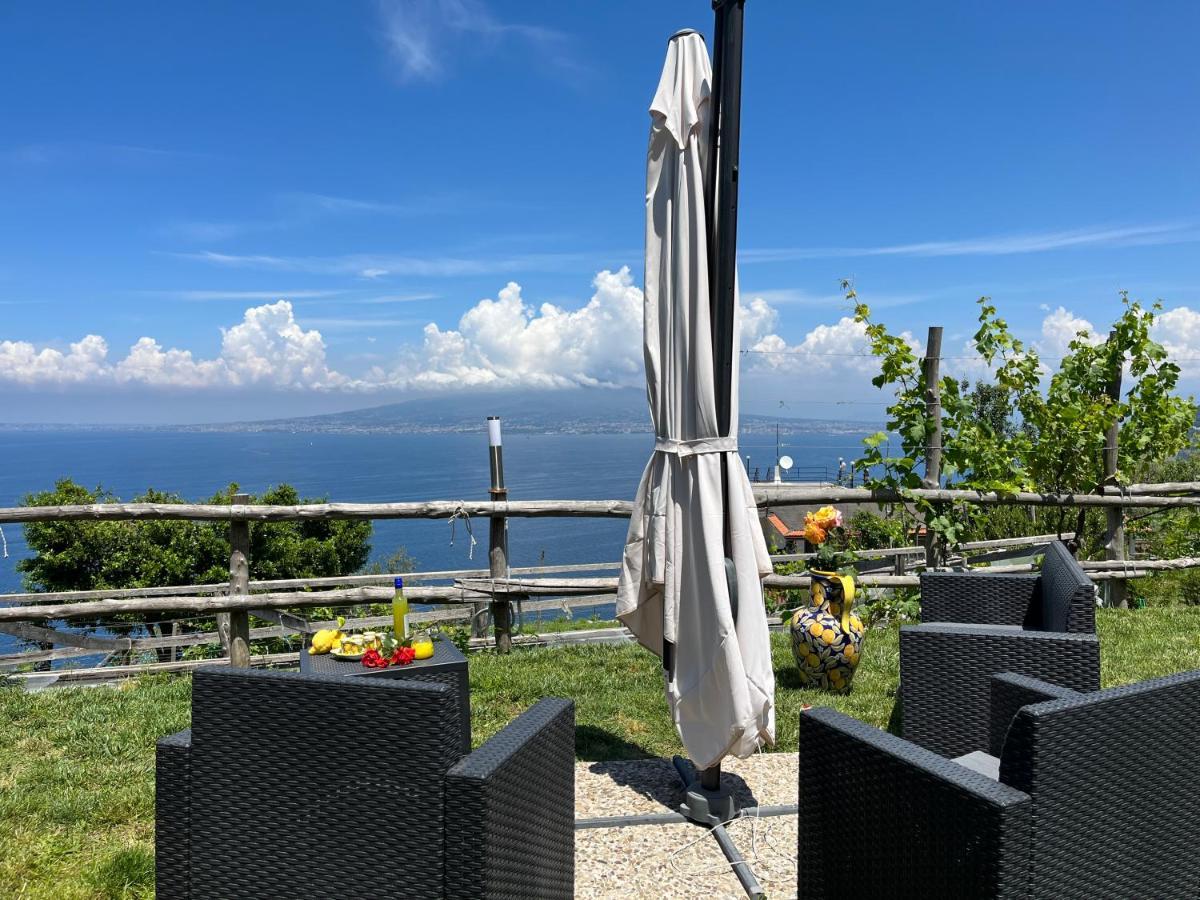 La Badia Montechiaro - Breathtaking View Of Sorrento Coast Villa Vico Equense Bagian luar foto