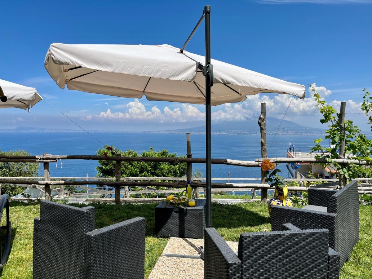 La Badia Montechiaro - Breathtaking View Of Sorrento Coast Villa Vico Equense Bagian luar foto